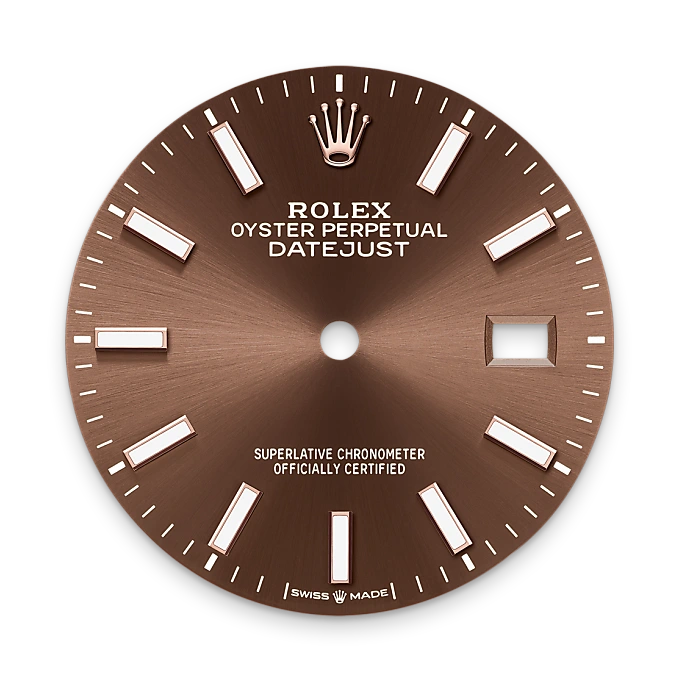 rolex M126281RBR-0031   - Il quadrante cioccolato