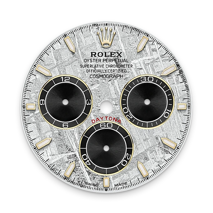 rolex M126518LN-0016   - Il quadrante in meteorite