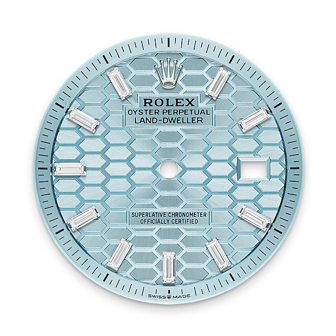 rolex M127286TBR-0001   - Il quadrante blu ghiaccio