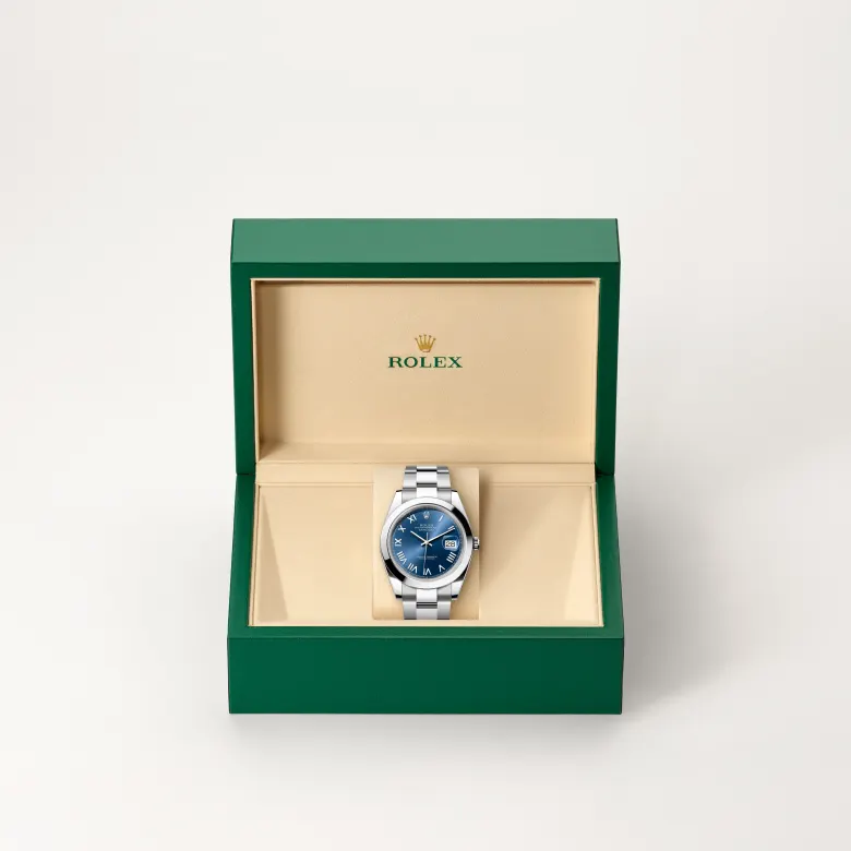 rolex M126300-0029   - Il quadrante blu vivo