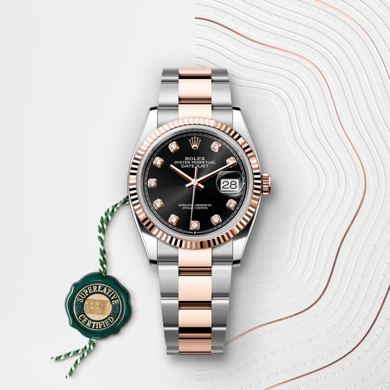 rolex M126231-0020   - Il quadrante nero vivo