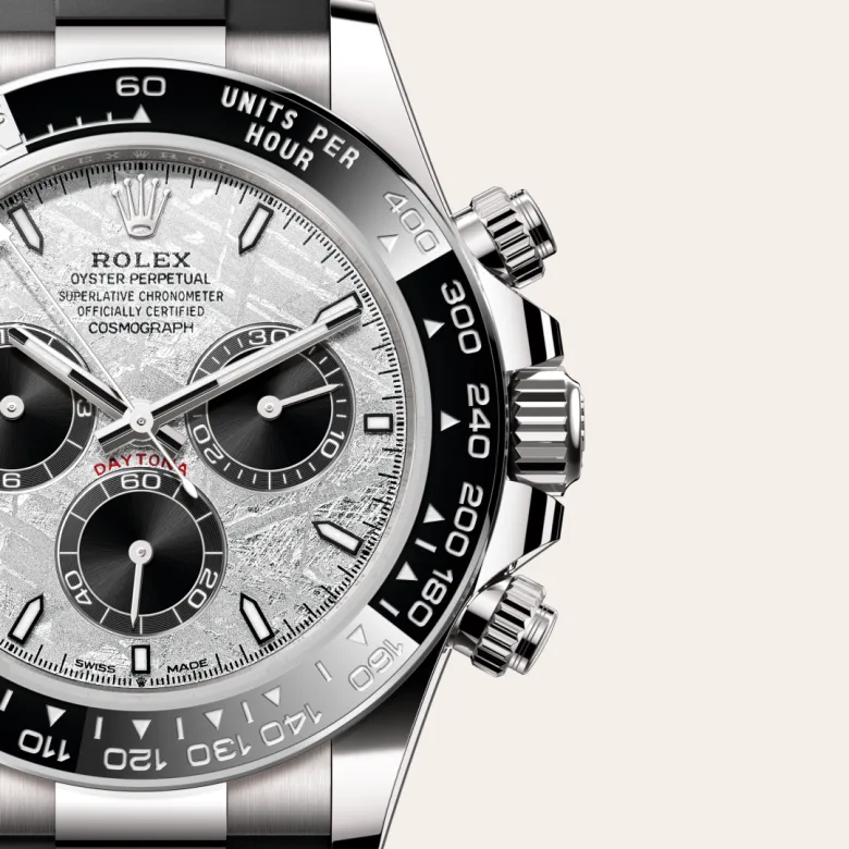 rolex M126519LN-0007   - Il quadrante in meteorite