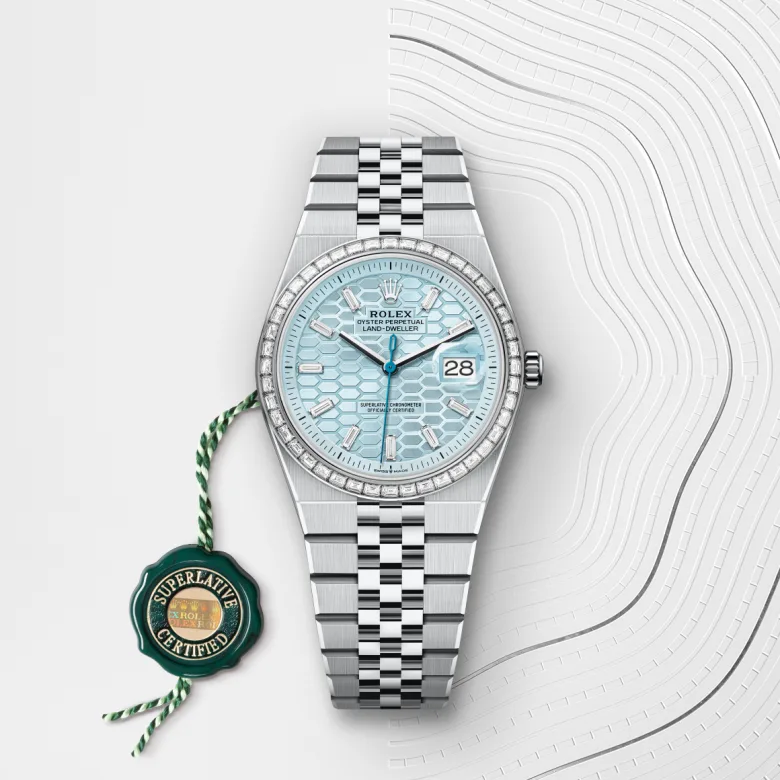 rolex M127286TBR-0001   - Il quadrante blu ghiaccio