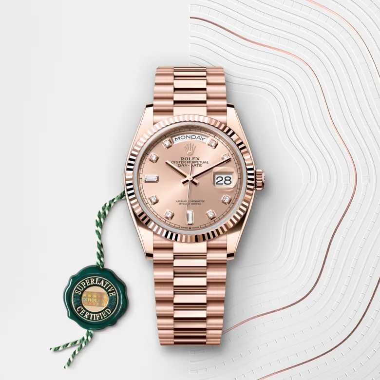 rolex M128235-0009   - Il quadrante color rosé