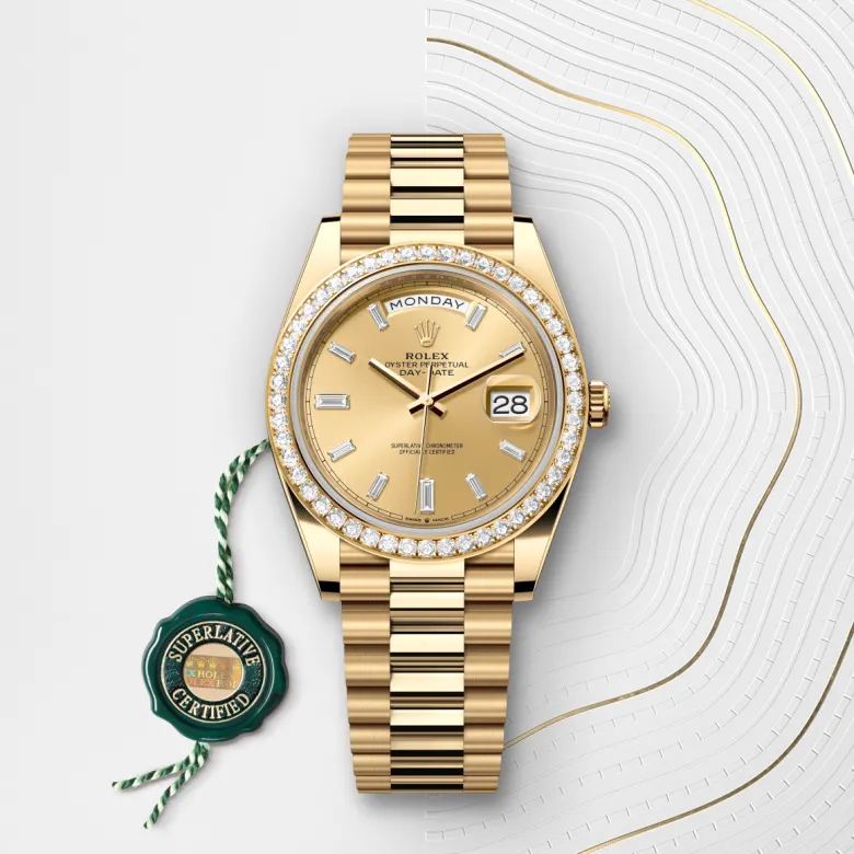 rolex M228348RBR-0002   - Il quadrante color champagne