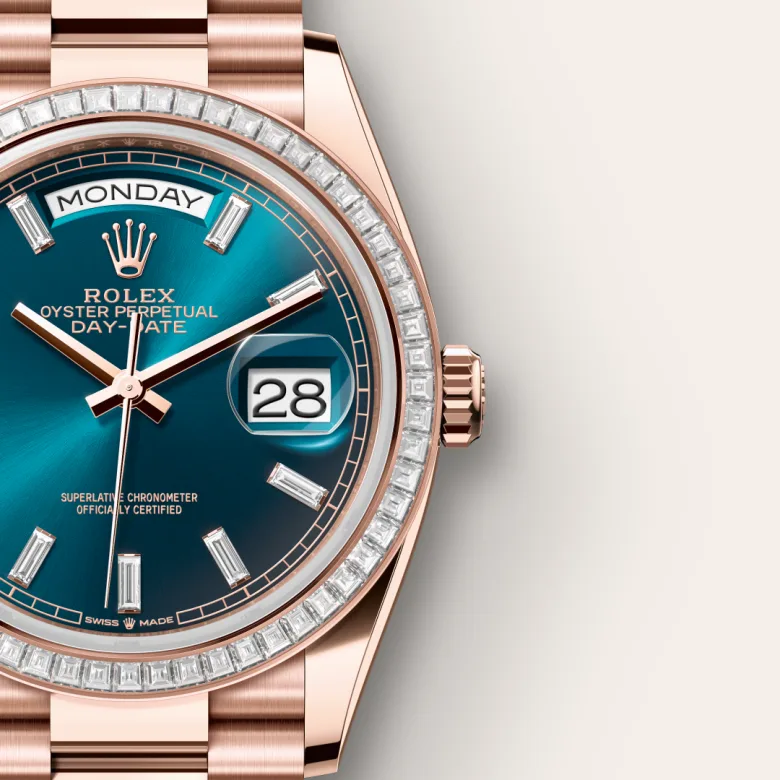 rolex M128395TBR-0032   - Quadrante blu‑verde